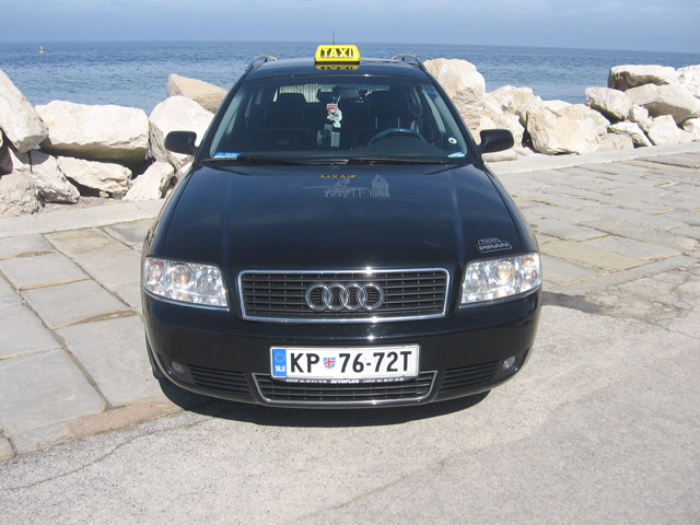 Taxi Piran AUDI A6 avant double aircondition