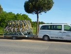 Taxi Piran - Trailer for 20 bicycles, a carrier for 4 bikes